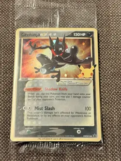 Pokemon TCG Greninja Gold Star SWSH144 25th Celebrations Factory Sealed - Image 1