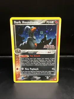 Pokemon TCG Dark Houndoom 37/109 Team Rocket Returns Reverse Holo Uncommon - Image 3