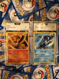 Cartes Pokemon Lugia Et Ho-Oh Holo HGSS01 HGSS02 Promo PCA 8 - Image 1