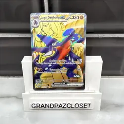 Pokemon TCG Cynthia's Garchomp EX 215/SV-P Promo Full Art Holo Dragon 330 HP - Image 1