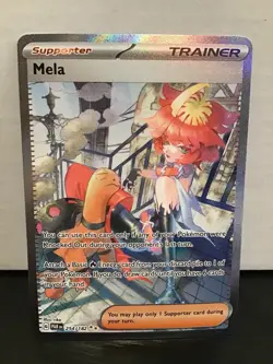 Mela 254/182 Special Illustration Rare Pokemon Paradox Rift Holo - Image 1
