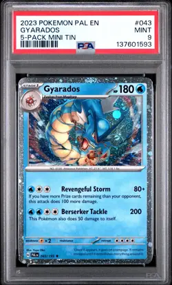 Pokemon Gyarados #43 PSA 9 Cosmos Holo Costco Promo Paldea Evolved MINT - Image 1