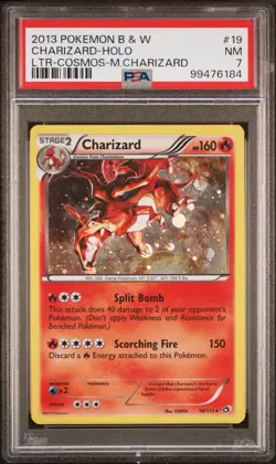 Charizard 19/113 PSA 7 Holo Cosmos Pokemon Graded Carding Rare UK - Image 3