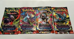Pokemon Mega Evolution Phantasmal Flames Single Booster Pack lot of 8 New Sealed - Image 1