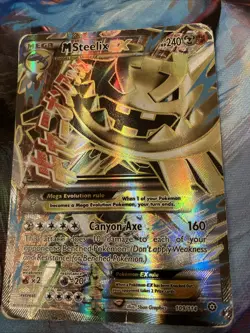 Pokemon TCG M Steelix EX Full Art Ultra Rare Steam Siege 109/114 - Image 1