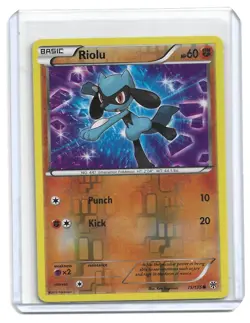 2013 Pokemon - Black & White: Plasma Strom Riolu #75/135 Reverse Holo - Image 1