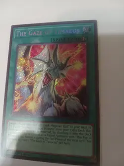 THE GAZE OF TIMAEUS MZMU-EN013 SECRET RARE 1st EDITION YUGIOH - Image 2