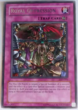 Yugioh Royal Oppression LOD-091 Rare lp - Image 1