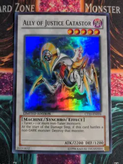 ( ALLY OF JUSTICE CATASTOR ) - Super Rare - CT10-EN006 - Limited - NM - Yu-Gi-Oh - Image 1