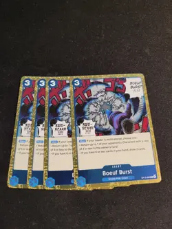 4x Boeuf Burst OP12-060 R Foil One Piece Legacy of the Master English - Image 1