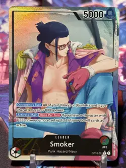 SMOKER - One Piece TCG OP10-001 - AAL Alt Art Leader - Royal Blood - Image 1