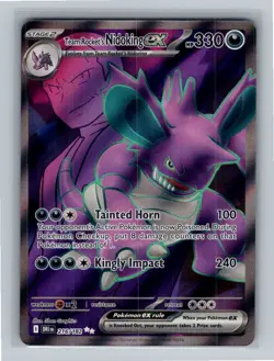 Team Rocket's Nidoking ex - Ultra Rare SV10: Destined Rivals 216/182 NM - Image 1