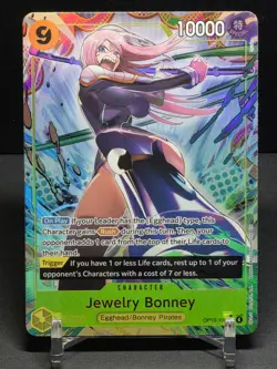 Jewlry Bonney OP13-108 Alternate Art One Piece Card English Carrying On His Will - Image 1