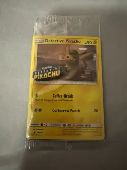 Detective Pikachu Pokemon DVD Exclusive Promo Card From 2019! Unopened! - Image 1