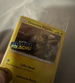Detective Pikachu Pokemon DVD Exclusive Promo Card From 2019! Unopened! - Image 3