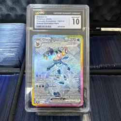 CGC 10 Gem Mint Glaceon ex 150/131 Prismatic Evolutions SIR Pokemon Card - Image 1