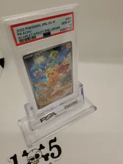Pikachu - 001/SV-P 001/SV-P Sv-P Promotional Cards Holo (Japanese) PSA 10 GEM MT - Image 1