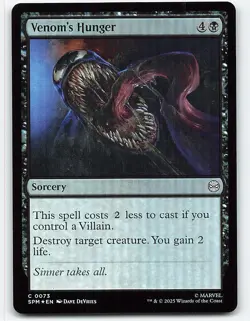 Venom's Hunger #73, Foil Magic the Gathering card - Image 1