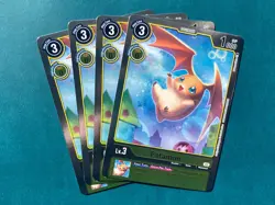 Patamon ST3-04 Playset Resurgence Booster Foil Digimon Card Game x4 - Image 1
