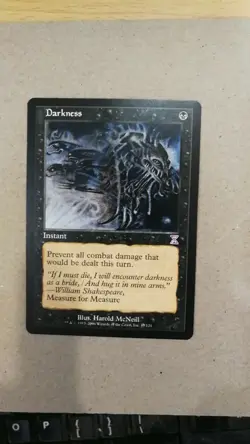 Darkness Time Spiral Time Shifted MTG NM - Image 1