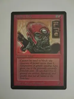 Ironclaw Orcs NM Beta MTG Magic the Gathering - Image 1