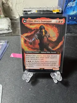 Clive, Ifrit's Dominant (Extended Art) Magic the Gathering Final Fantasy Foil - Image 1