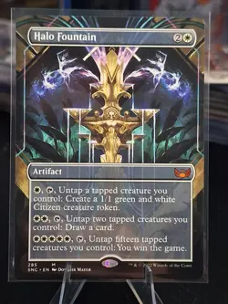 Halo Fountain Borderless Streets of New Capenna Mythic - Image 1