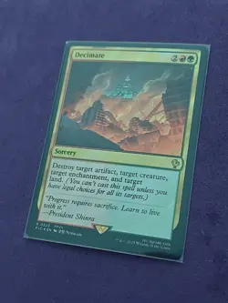 Decimate (Surge Foil) #323 (NM) Final Fantasy FIC Magic MTG - Image 2