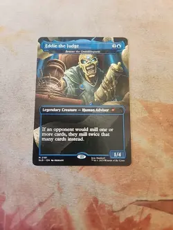 Eddie The Judge-Bruvac The Grandiloquent Secret Lair MTG NM - Image 1