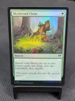 Magic The Gathering - Commander Masters - Skyshroud Claim - FOIL - Image 1