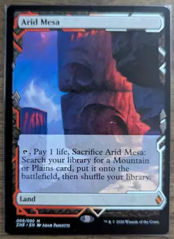 MTG Arid Mesa Non-Foil from Zendikar Rising Expeditions NM - Image 1