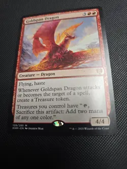 Goldspan Dragon | Normal | KHM | 139 | NM | Andrew Mar - Image 1