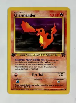 Charmander 2000 Pokemon Team Rocket 1st Edition Common #50/82 * Near Mint - Image 1