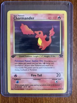[NM] 2000 Pokemon Team Rocket Charmander 1st Edition #50/82 Common - Image 1