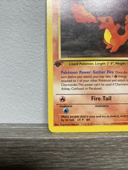 Pokemon Card Charmander Team Rocket 1st Edition Common 50/82 Light Play LP - Image 5