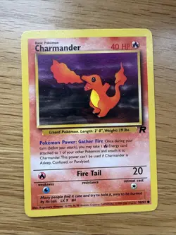 Pokemon TCG Charmander 50/82 Team Rocket 1st Edition Card - Image 1