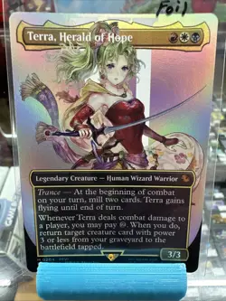 Terra, Herald of Hope (Borderless) Commander: Final Fantasy Foil - Image 1