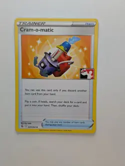 Cram-o-matic - 229/264 - Prize Pack Series 2 Promo Pokemon Card NM/LP Play Stamp - Image 1