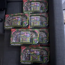 Mega Venasaur EX Premium Collection Pokemon TCG X6 - Brand New - Sealed - Image 1