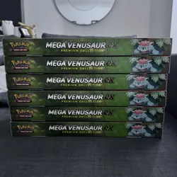 Mega Venasaur EX Premium Collection Pokemon TCG X6 - Brand New - Sealed - Image 2