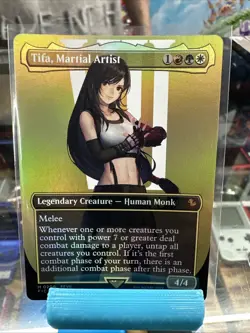 Tifa, Martial Artist (Borderless) Commander: Final Fantasy Foil - Image 1