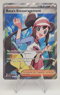 Pokemon Rosa's Encouragement - 114/088 - Perfect Order - Full Art NM Pack Fresh - Image 1