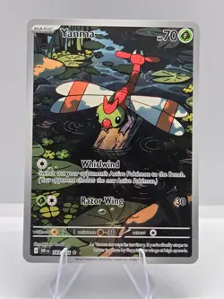 Yanma 183/182 Illustration Rare Destined Rivals Pokemon NM - Image 1