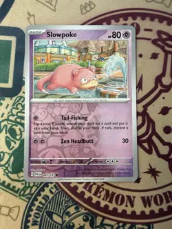 Slowpoke 085/193 Sv02: Paldea Evolved Reverse Holo Pokemon TCG - Image 3