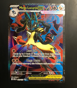 Mega Lucario ex 160/132 Ultra Rare Mega Evolution Pokemon NM - Image 1