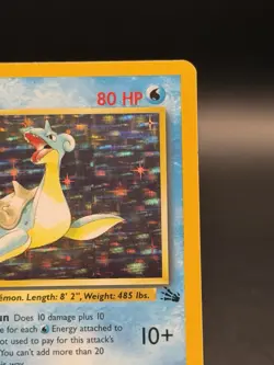 Pokemon TCG Lapras Fossil 10/62 Holo 1999-2000 NM - Image 5