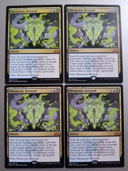 MtG Mnemonic Betrayal ×4 (#189) - NM GRN - NEXT DAY SHIPPING! - Image 1