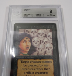 BGS 9 Beta Fear MTG Graded MINT vintage 93/94 old school NM - Image 2