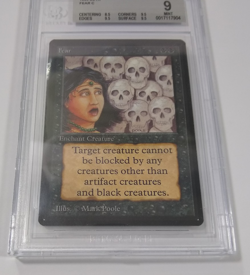BGS 9 Beta Fear MTG Graded MINT vintage 93/94 old school NM - Image 3