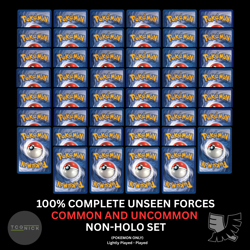 100% COMPLETE EX UNSEEN FORCES COMMON AND UNCOMMON SET POKEMON TCG LP/PL VINTAGE - Image 2